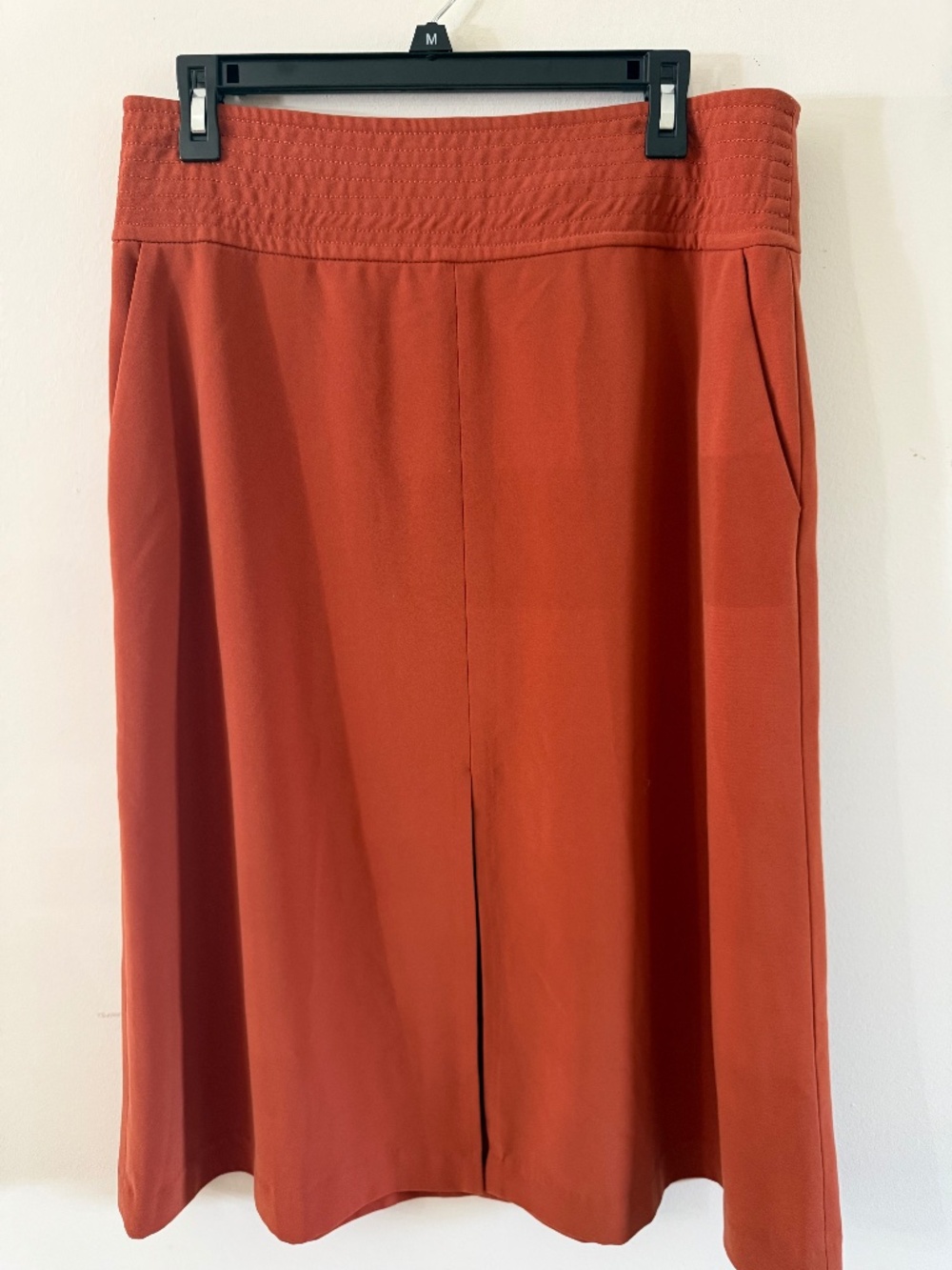 Rust Pencil Skirt